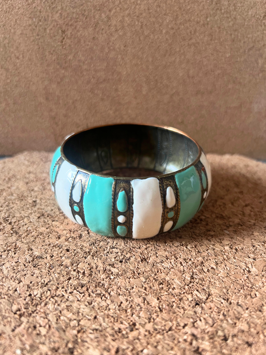 Turquoise Metal Cuff