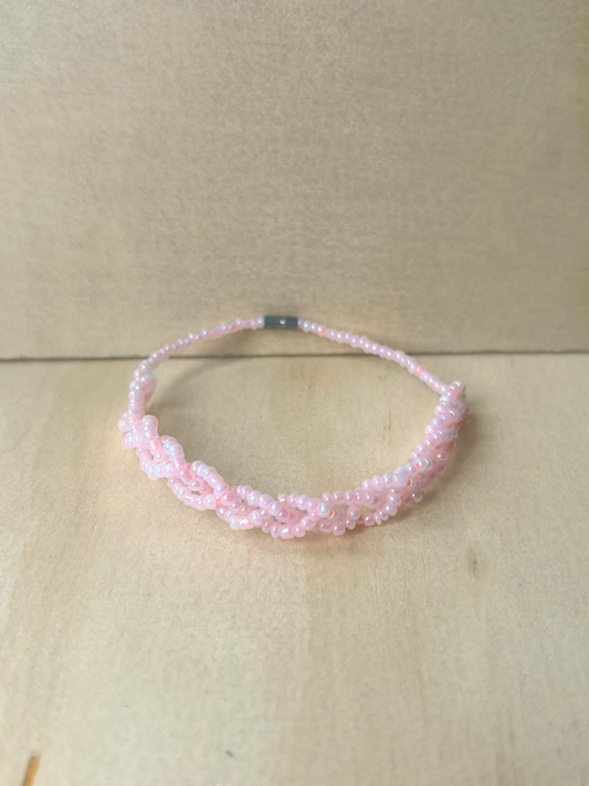 Pink Beaded Bracelet