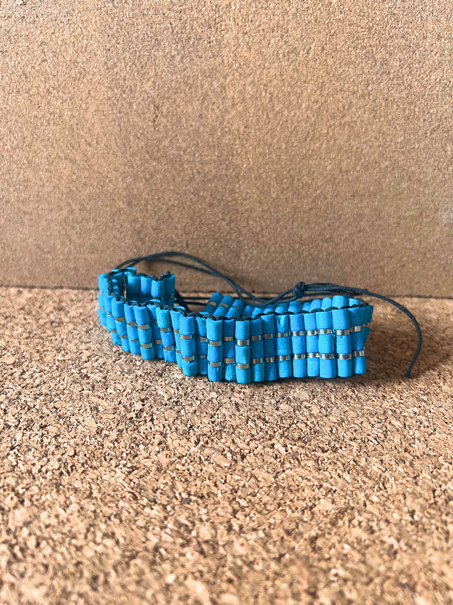 Wide Beaded Choker Necklace