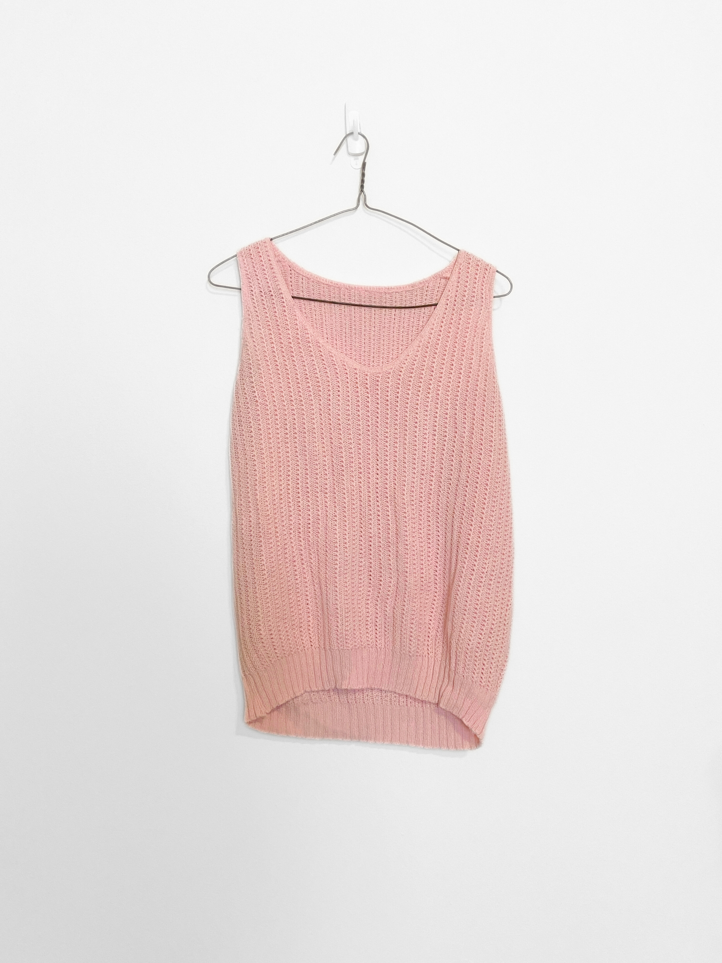 Pink Knit Vest (Large)