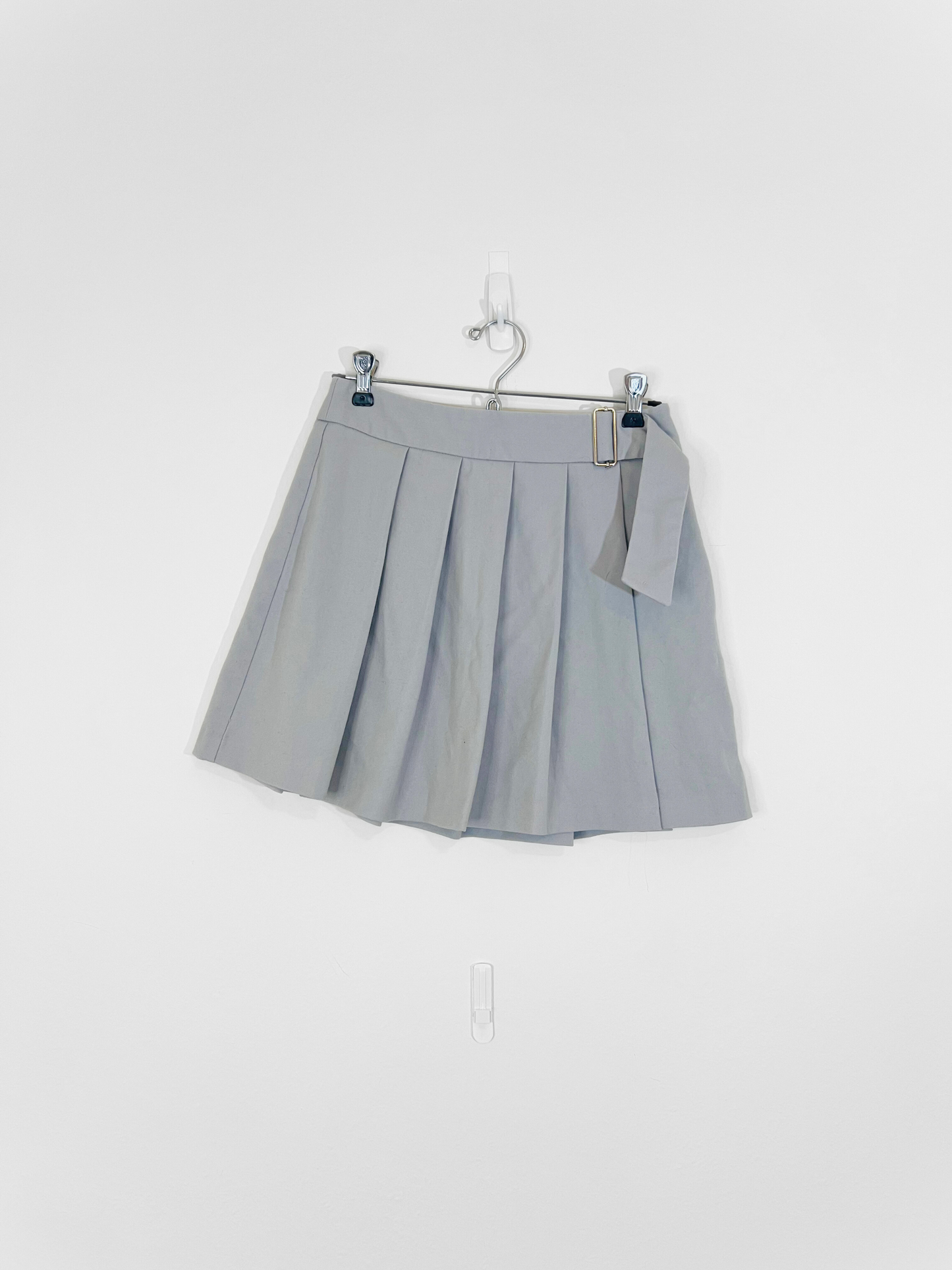 Grey Pleated Skirt (Small)
