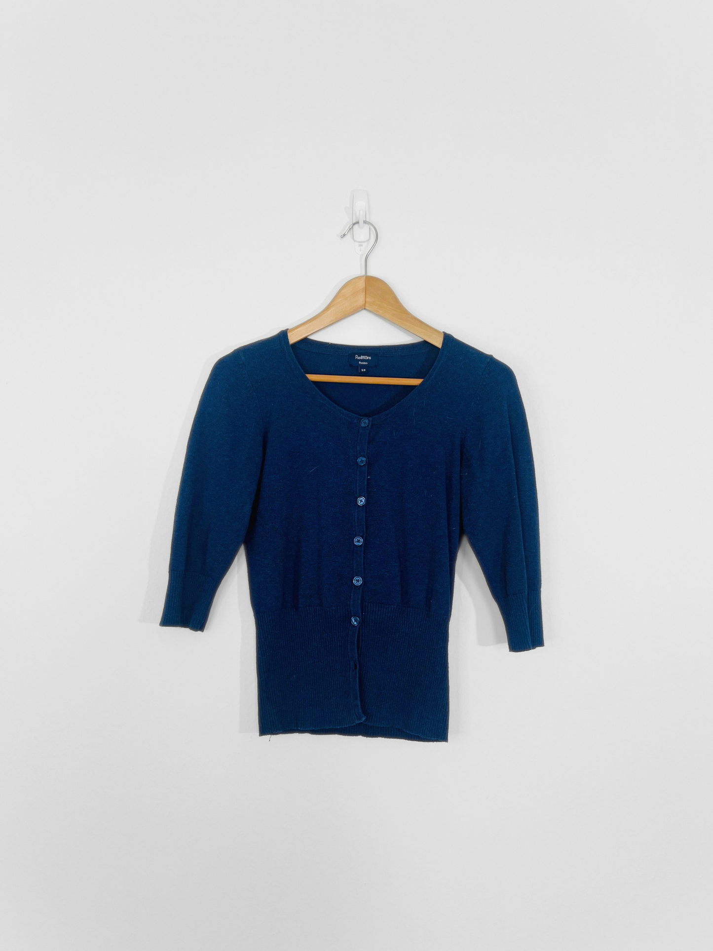 Navy Cardigan (Small)