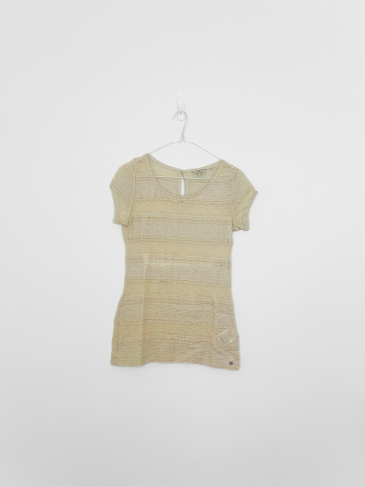 Off-white Lace Tee (Medium)