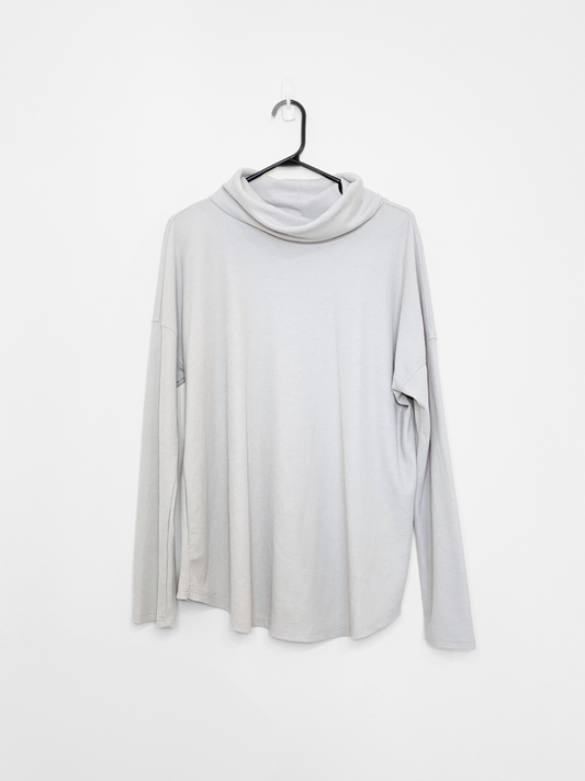 Grey Cowlneck Sweater (XL)