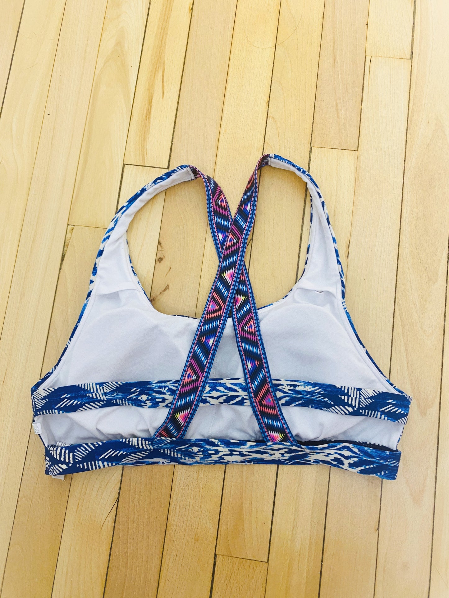 Print Bikini Top (Large)