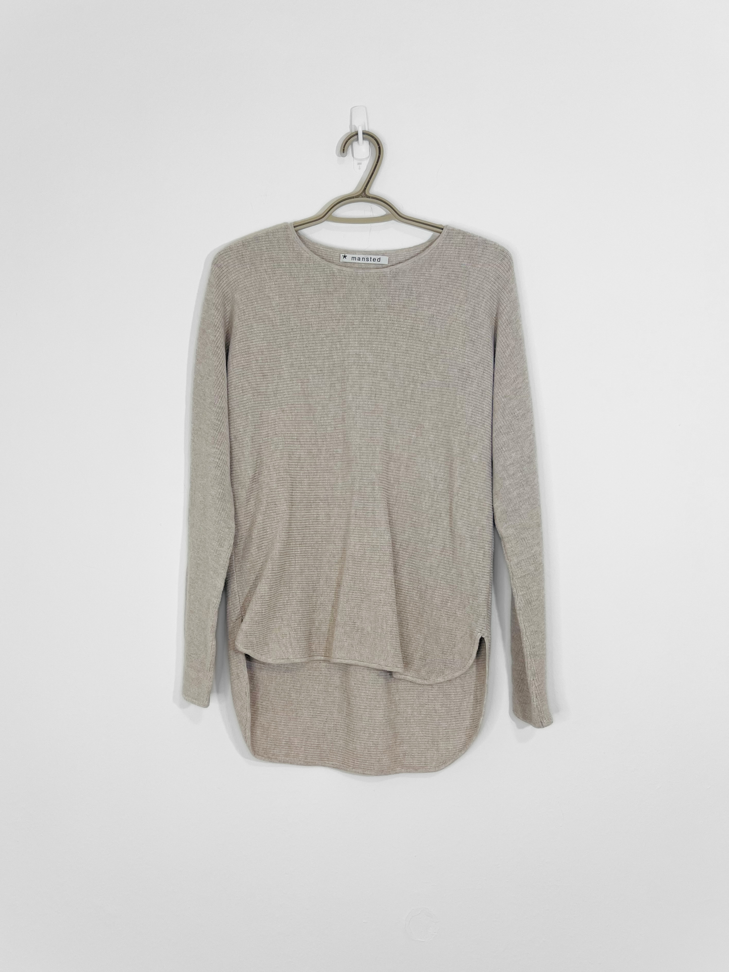 Beige Pullover Sweater (Small)