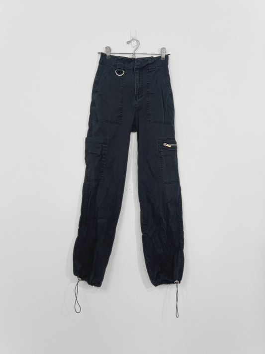Black Cargo Pants (XS)