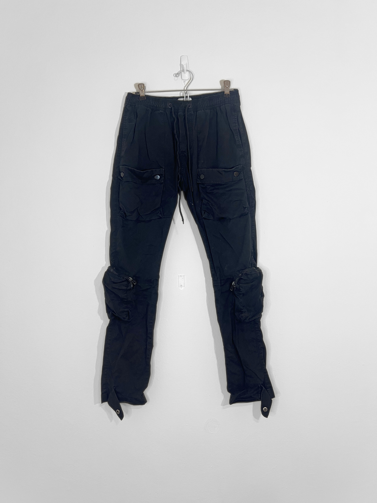 Black Cargo Pants (Small)