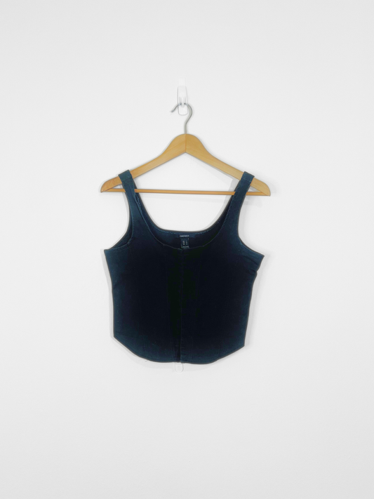 Black Corset Top (Large)