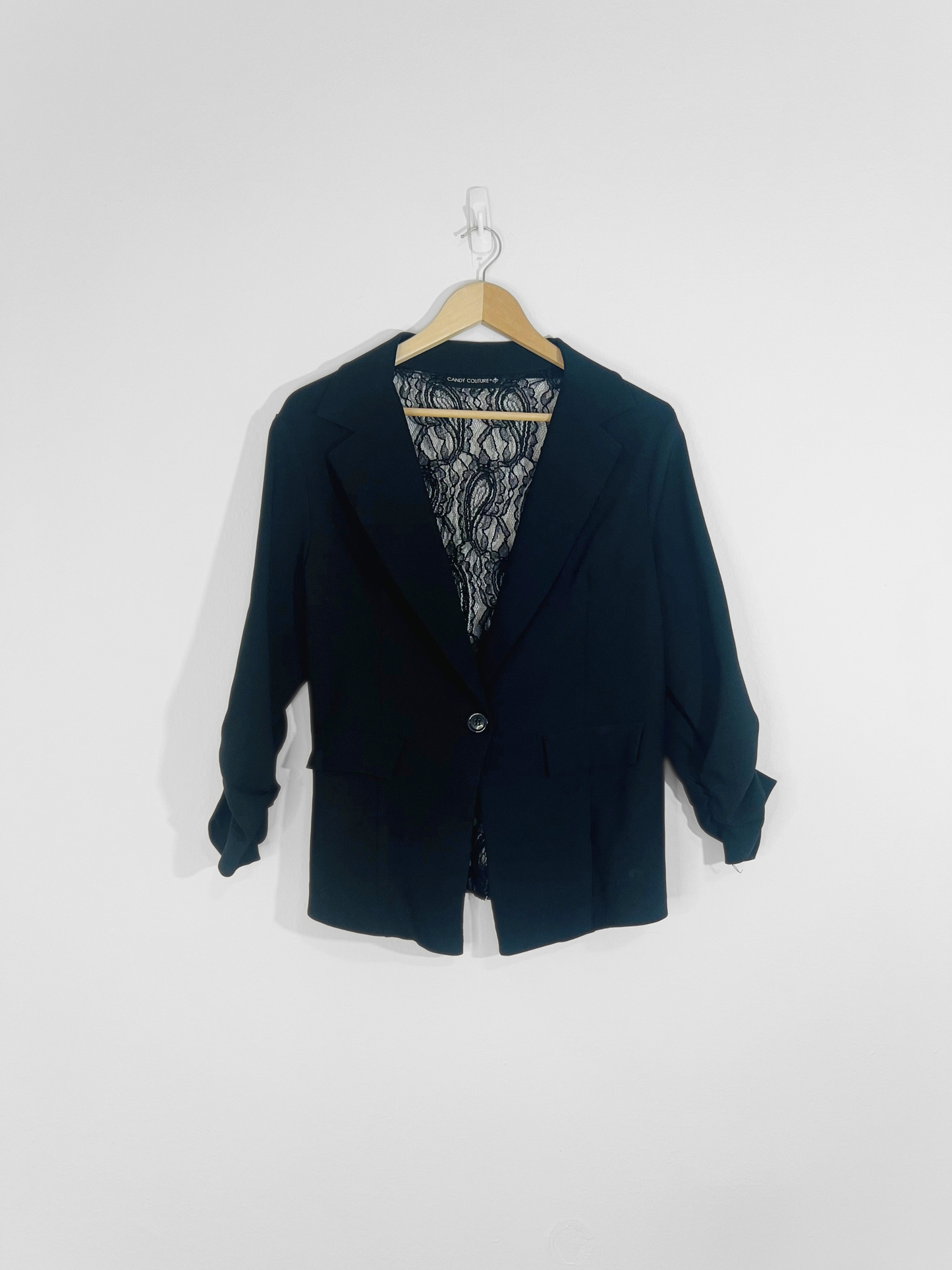 Black Blazer w/ Lace Back (Large)