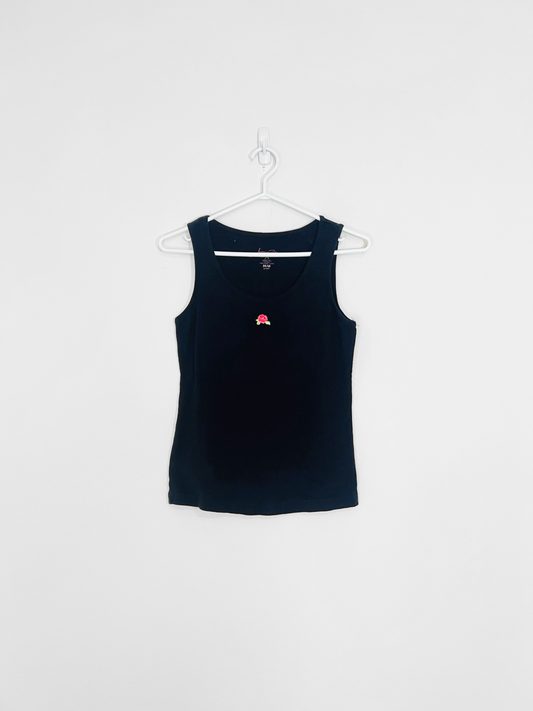 Black Rose Tank Top (Medium)