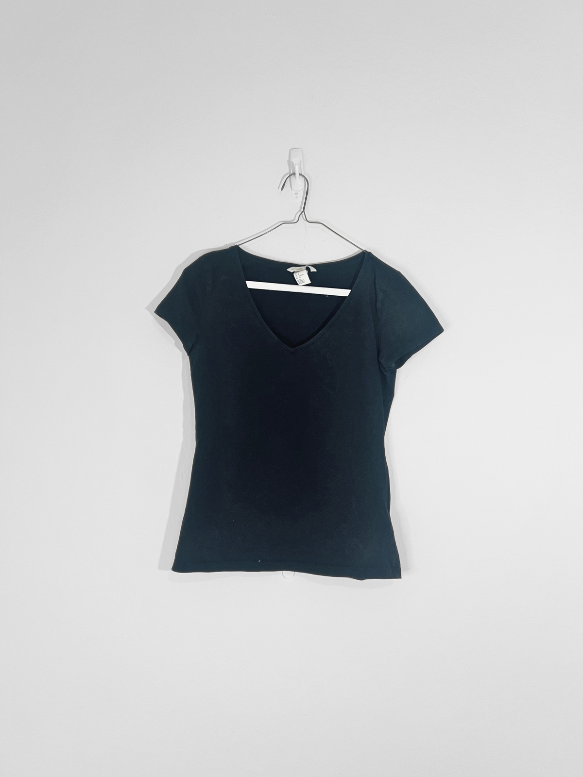 Black V-Neck Tee (Small)
