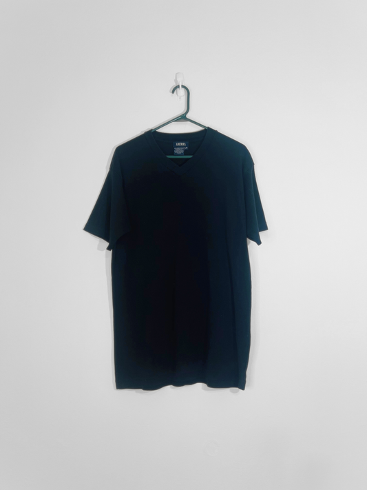 Black V-neck Tee (Large)