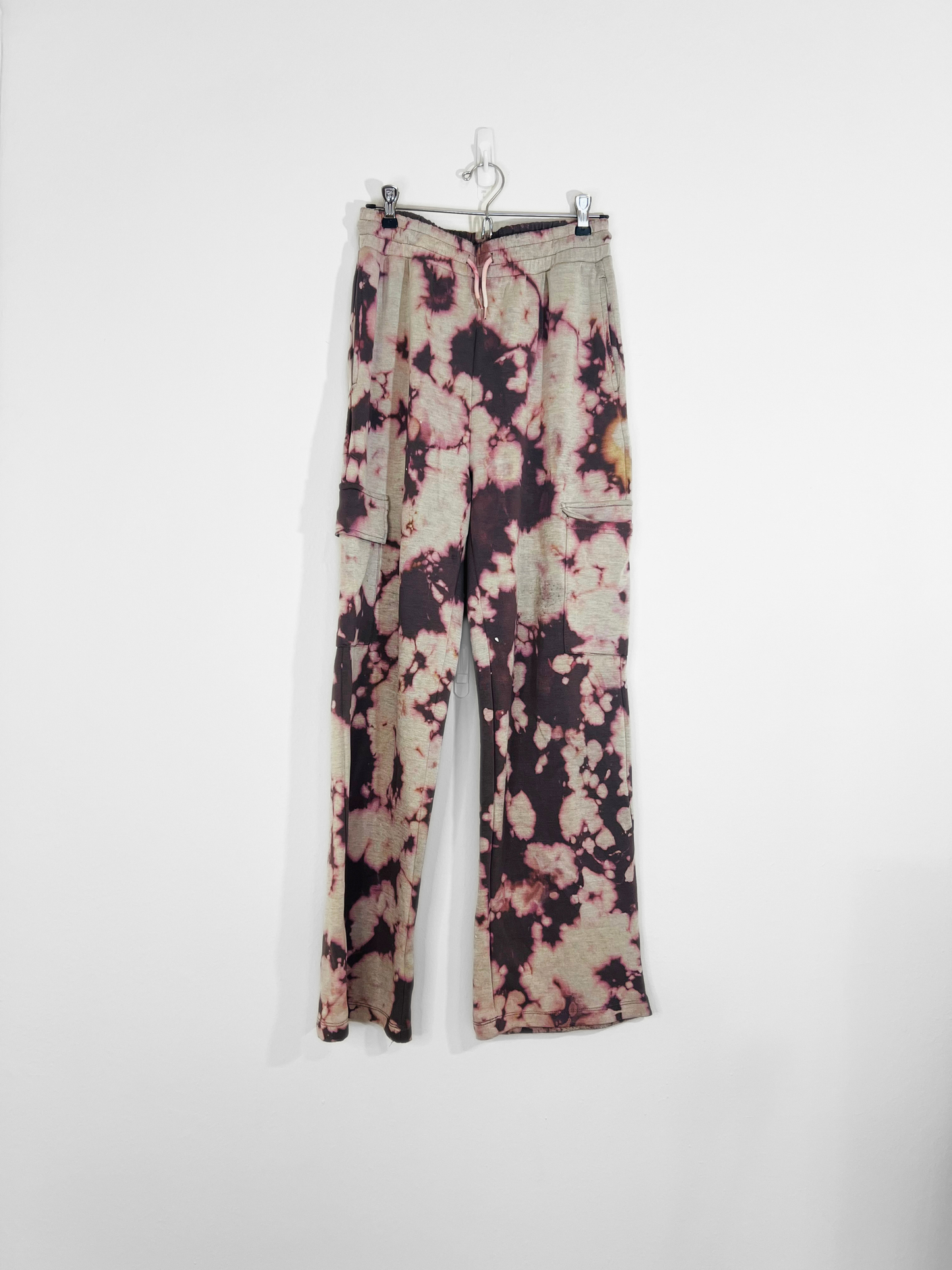 Bleach Dyed Lounge Pants (Small)