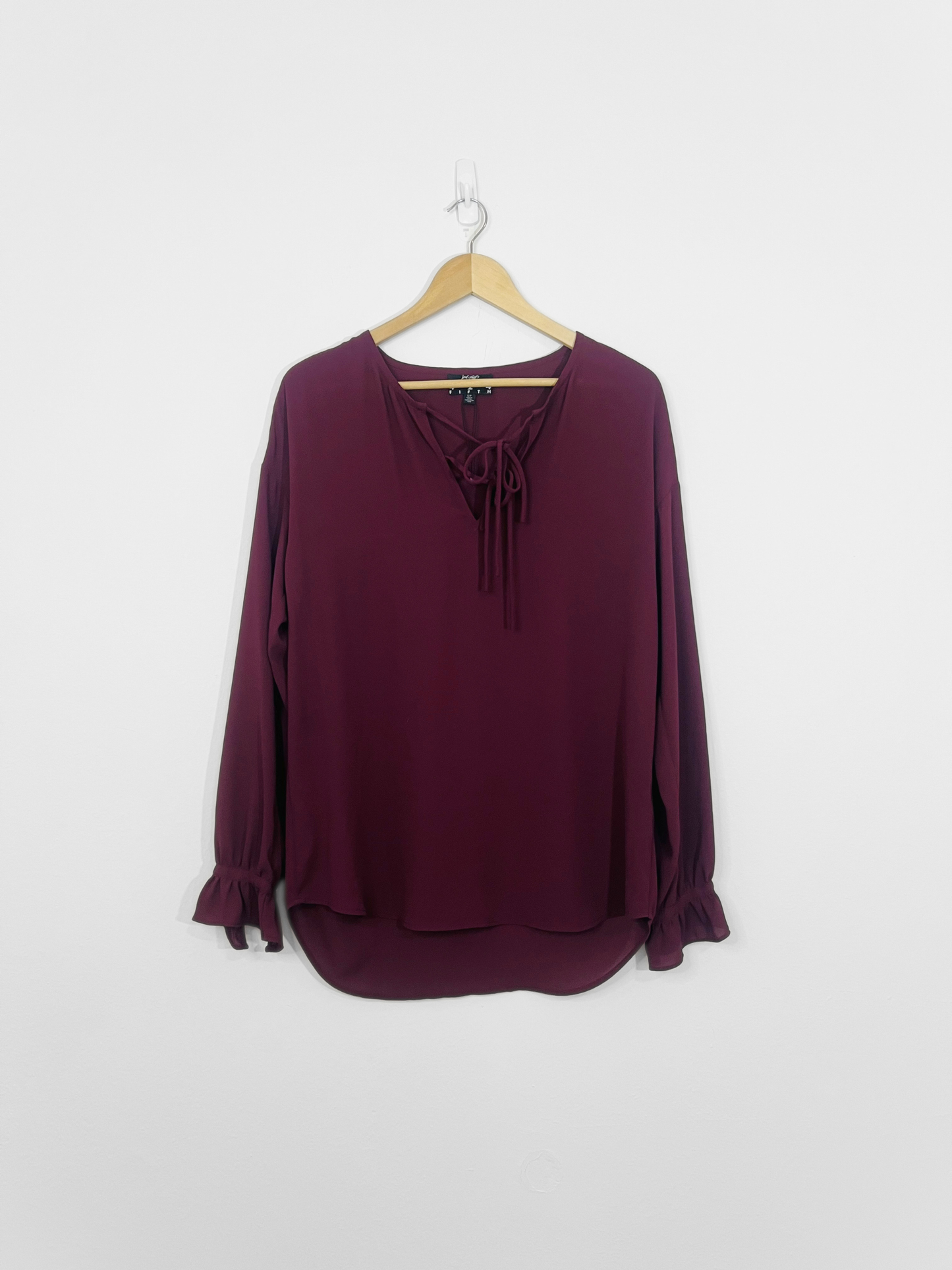 Burgundy Blouse (Small)