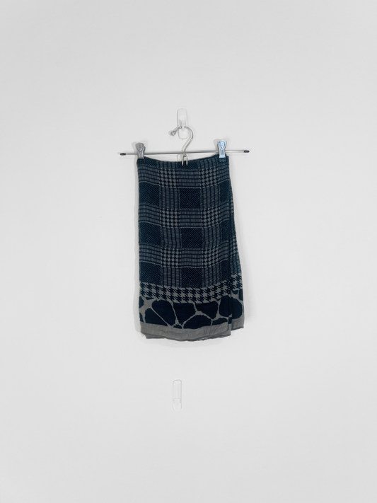 Large Plaid Scarf