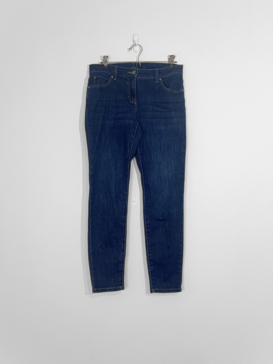 Dark Blue Skinny Jeans (Size 8)