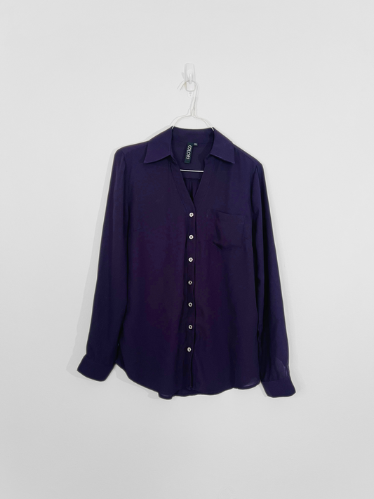 Dark Purple Blouse (Small)