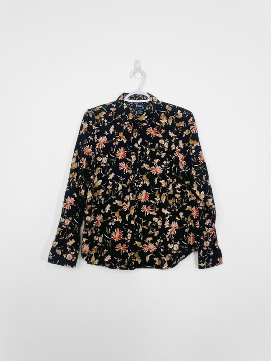 Floral Button Down (XL, Petites)