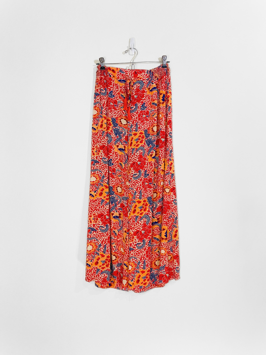 Flowy Floral Pants (Small)