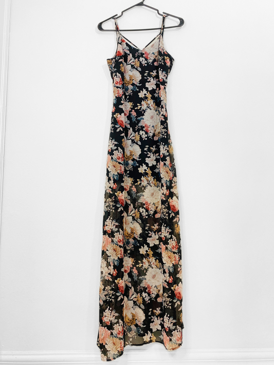 Floral Maxi Dress (XS)