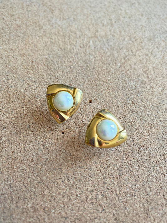 80s Pearly Earrings