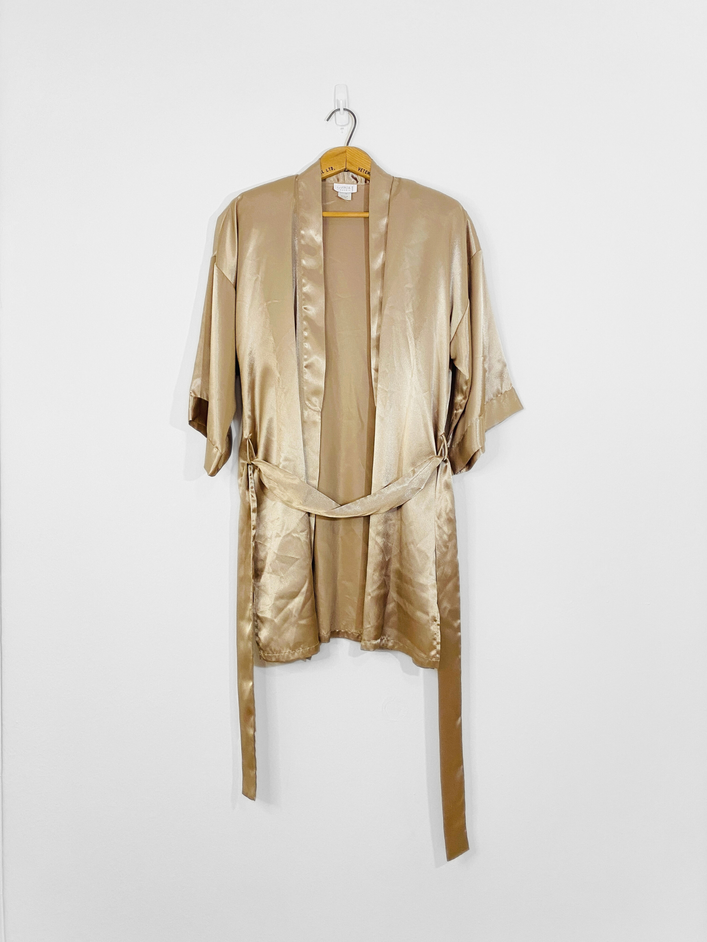 Gold Satin Robe (OS)