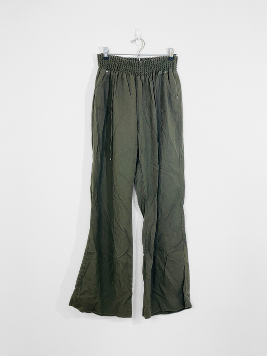 Green Linen pants (XL)