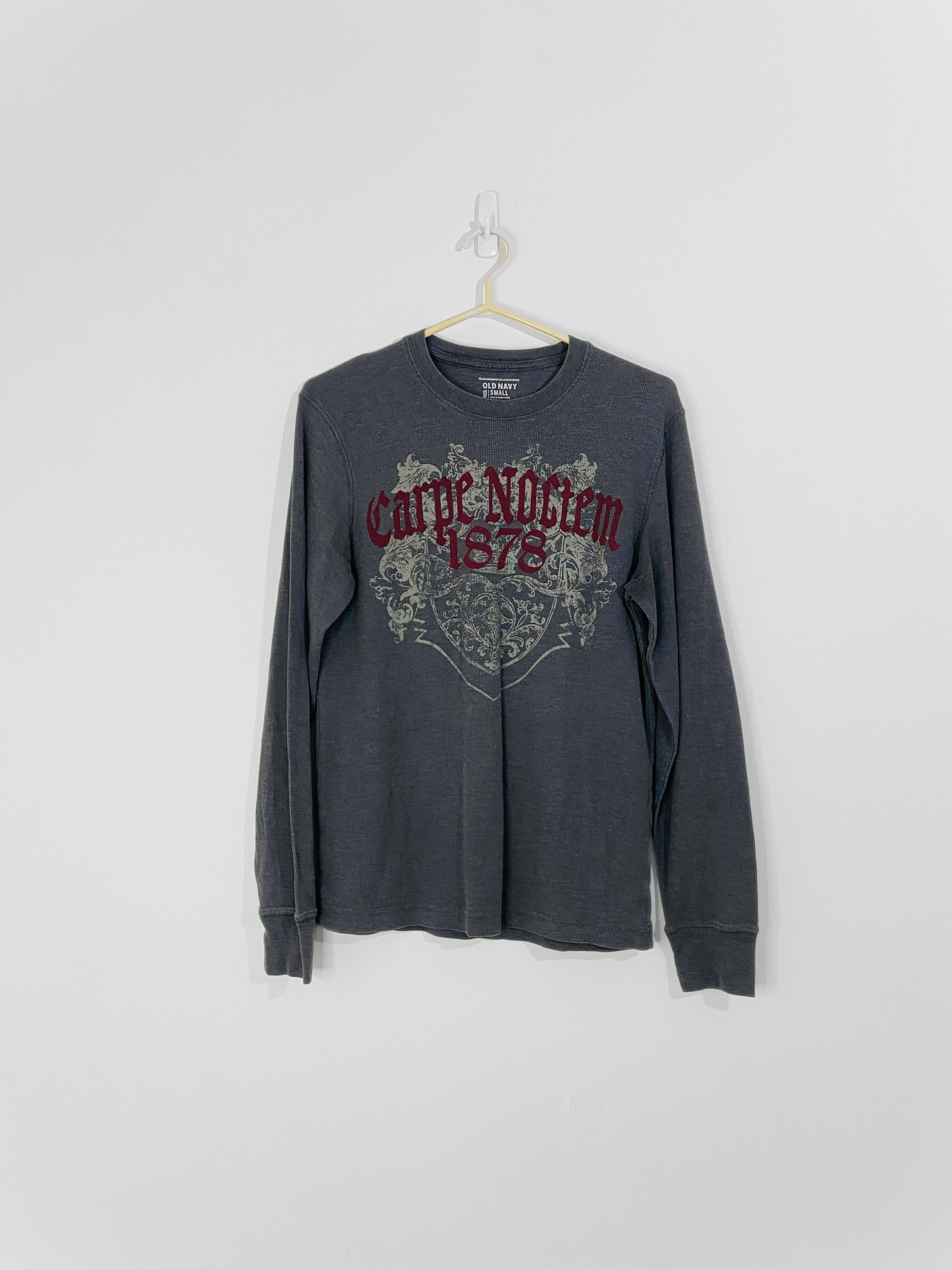 Grey Graphic Long Sleeve (Small)