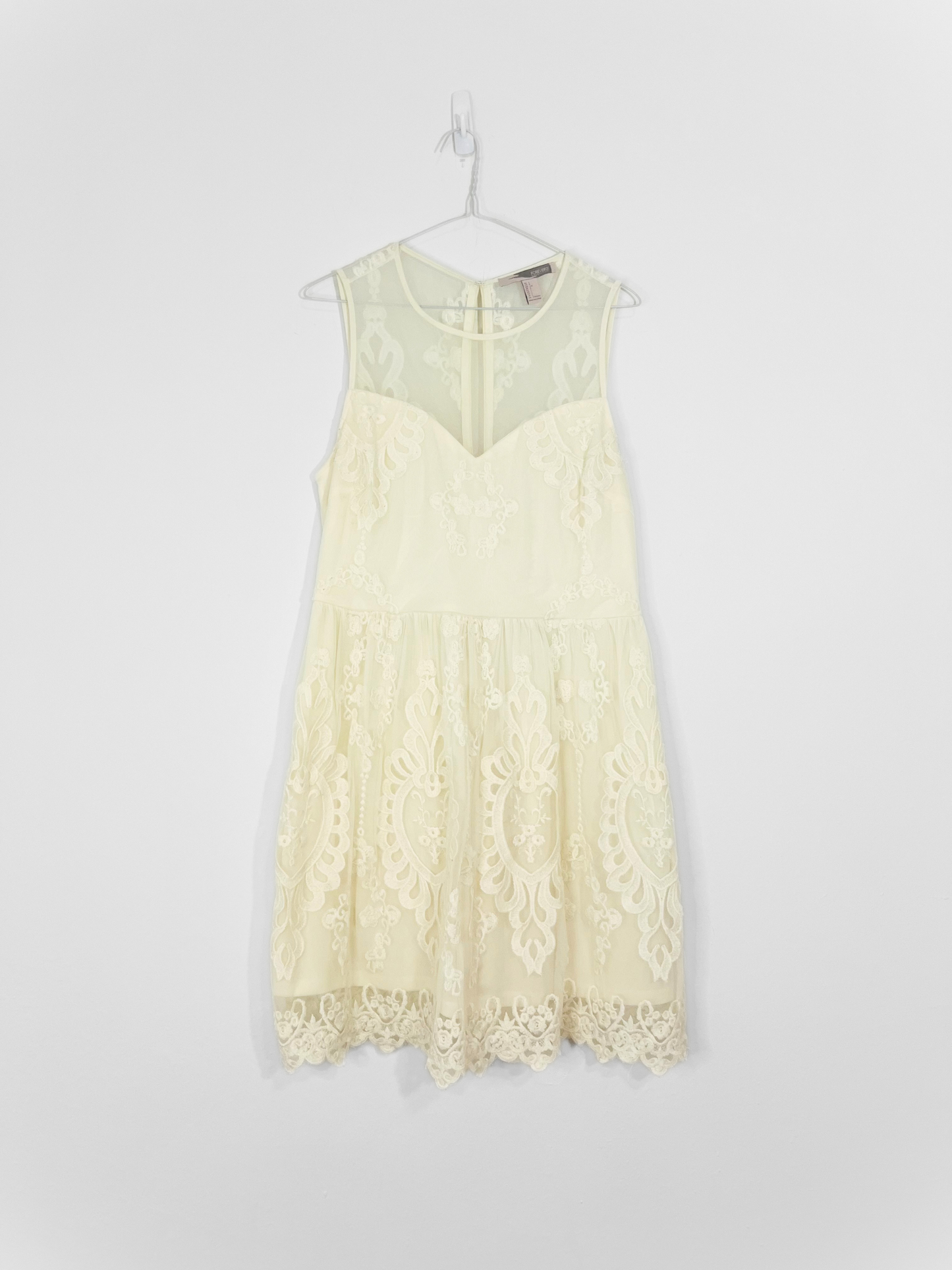 Off White Lace Dress (Large)