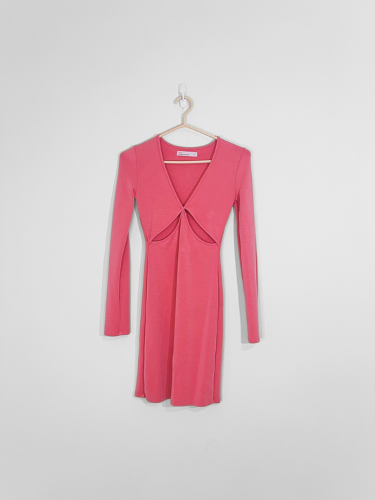 Pink Dress w/ Cutouts (Small)