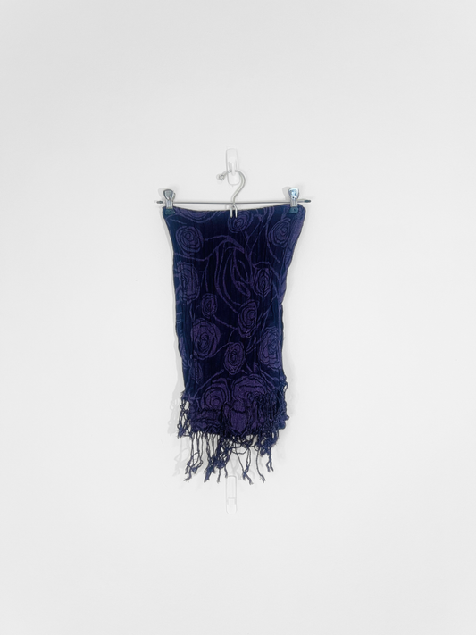 Purple Rose Scarf