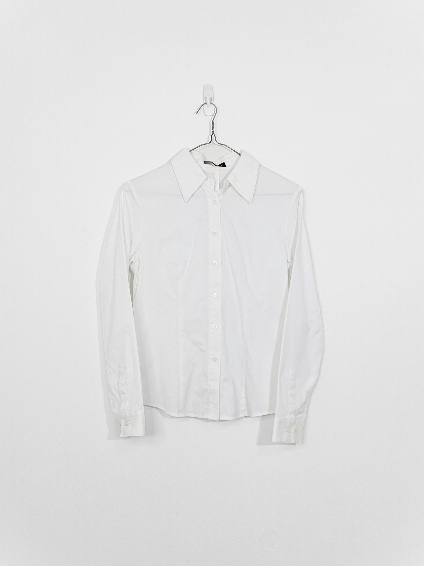 White Button-Down Shirt (Small)