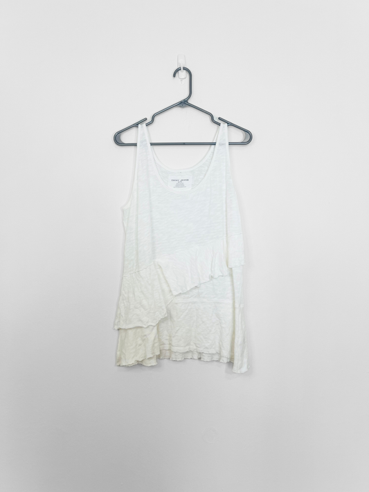 White Layered Tank Top (XL)