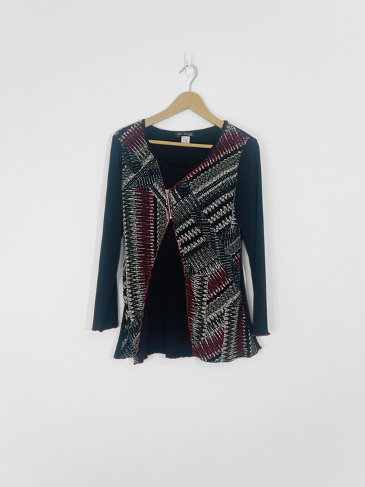 Black and Red Blouse (Medium)