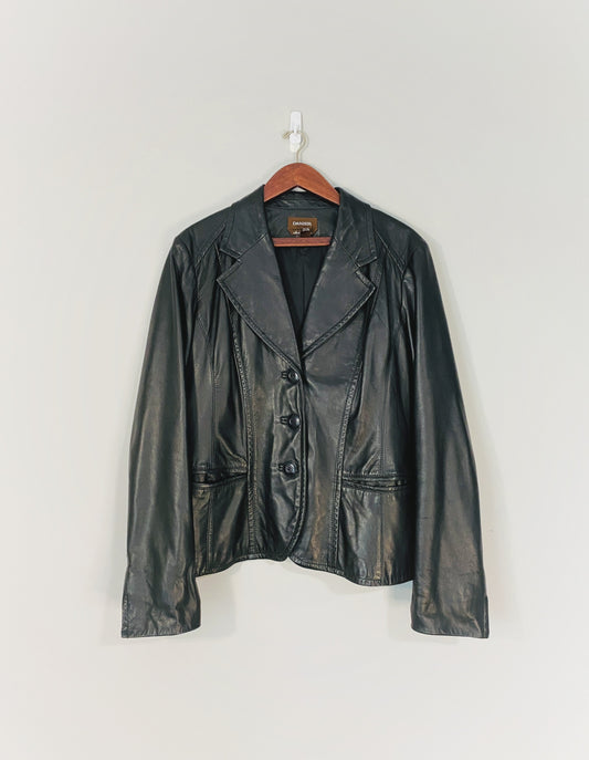 Black Leather Jacket (1X)
