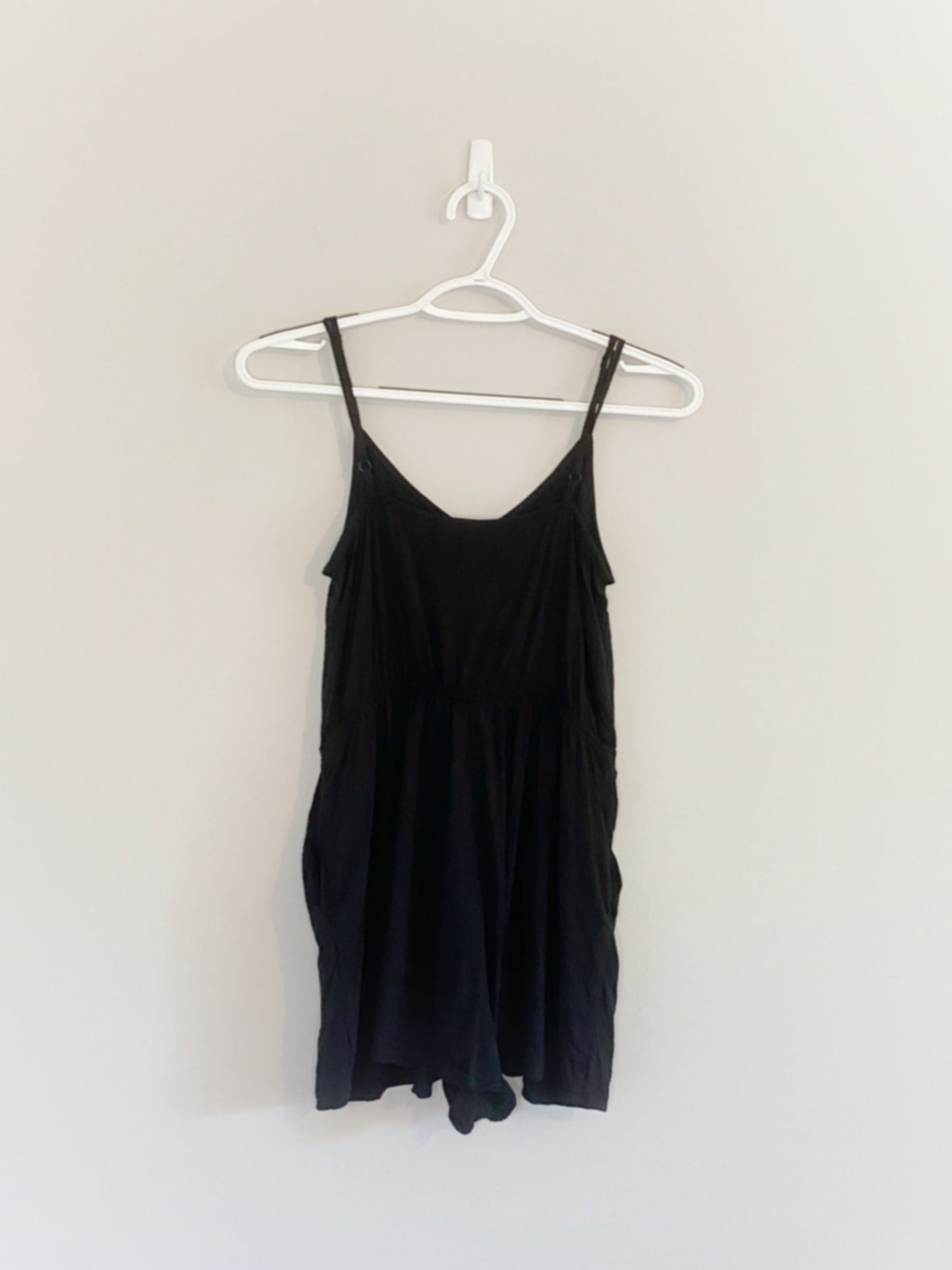 Black Short Romper (Size 6)