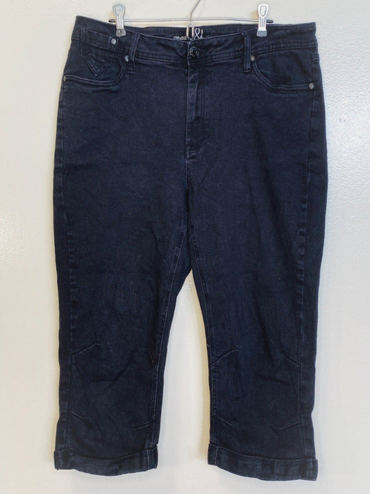 Black Capri Jeans (Size 16/X)