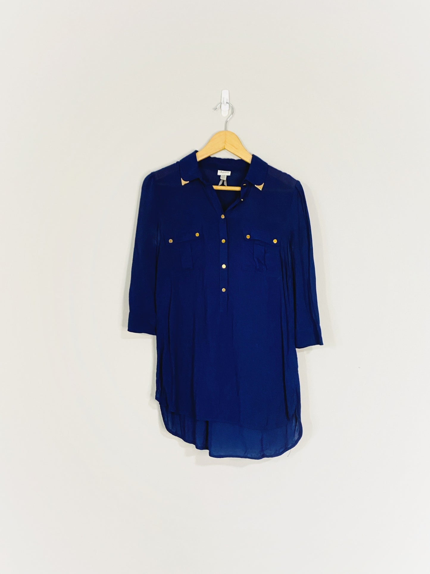 Navy Blue Blouse (Medium)