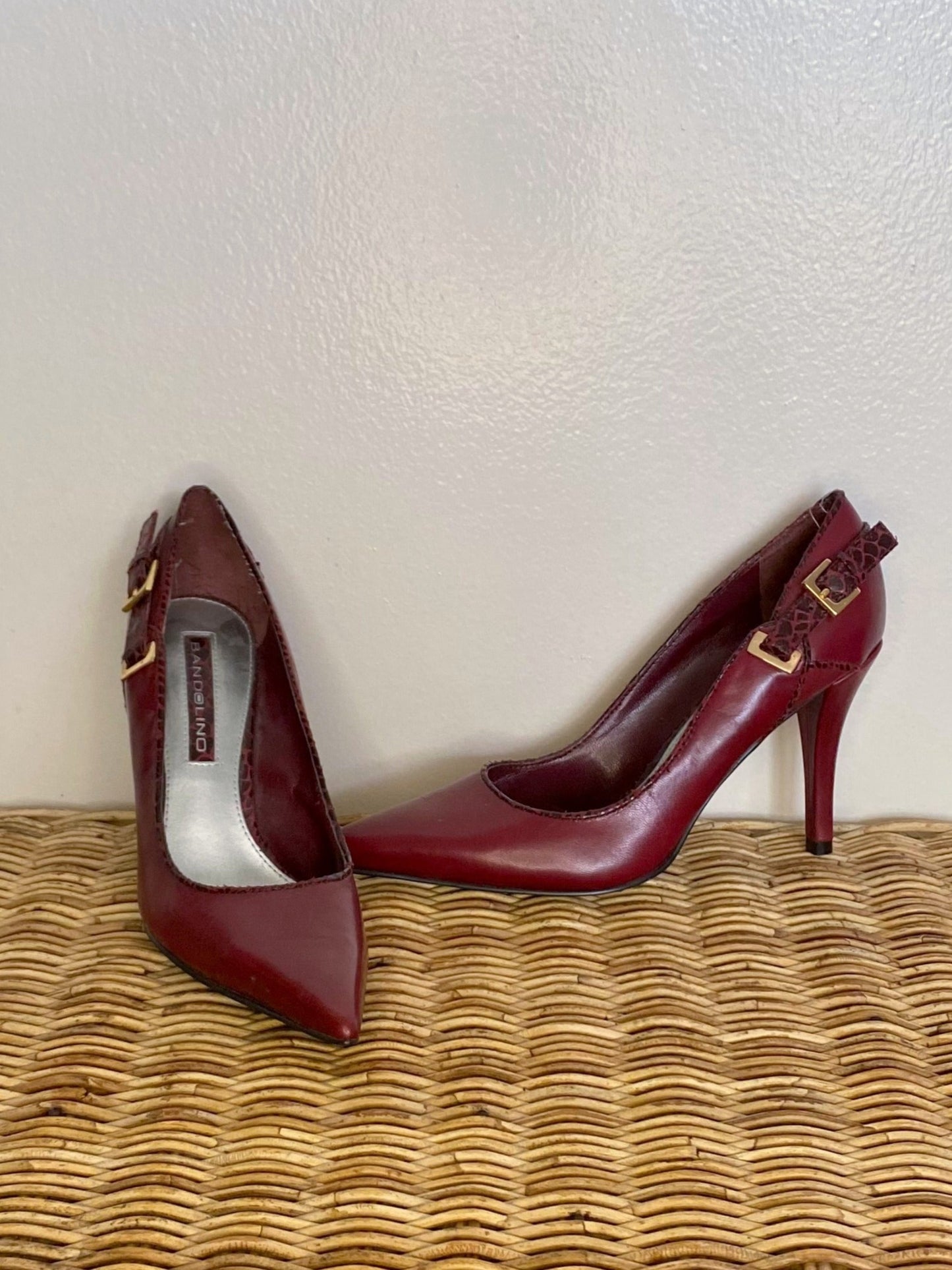 Red Pointed Heels (Size 6.5)