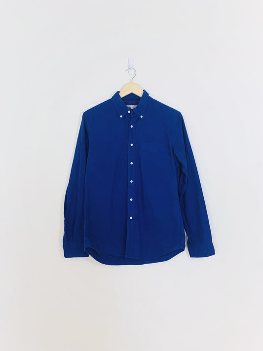 Blue Button-Down Shirt (Small)