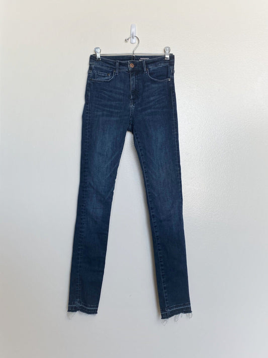 Deep Blue High-waist Jeans (Size 27)