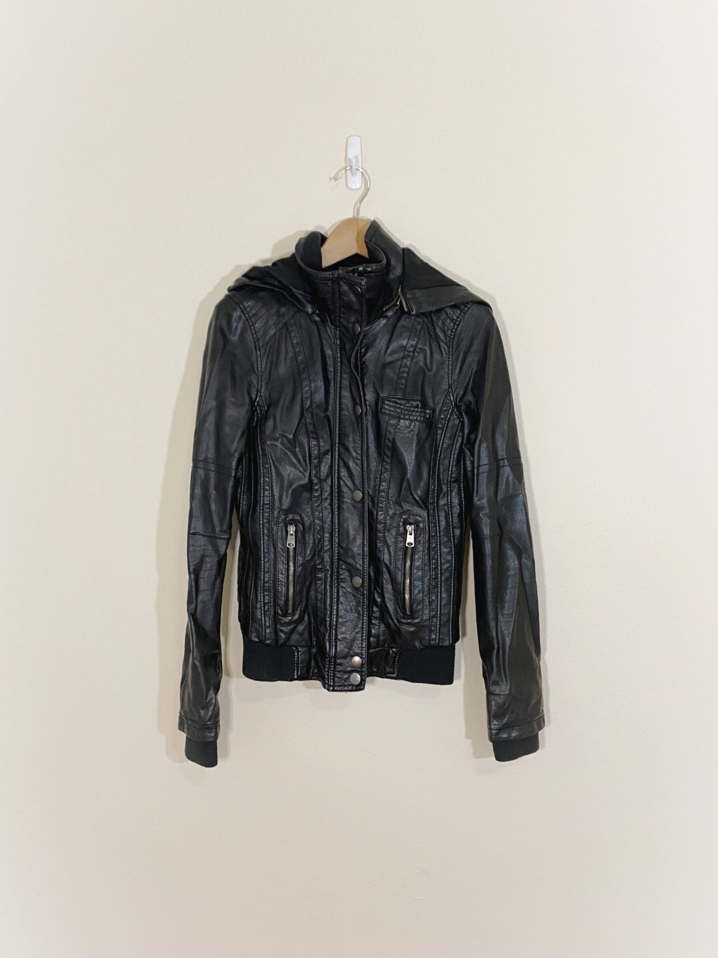 Faux Leather Jacket (Small)