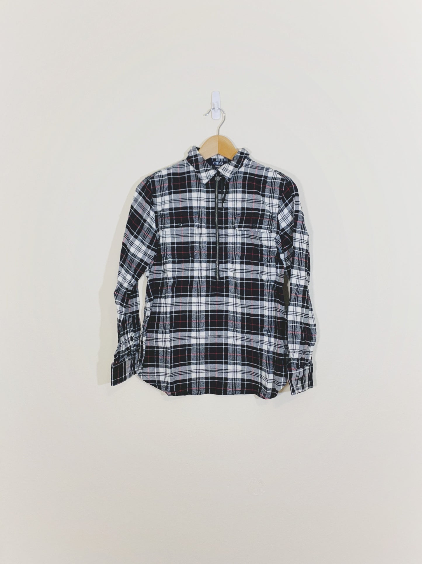 Plaid Flannel Shirt (Medium, P)