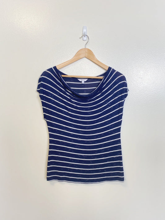 Navy Striped Top (Medium)