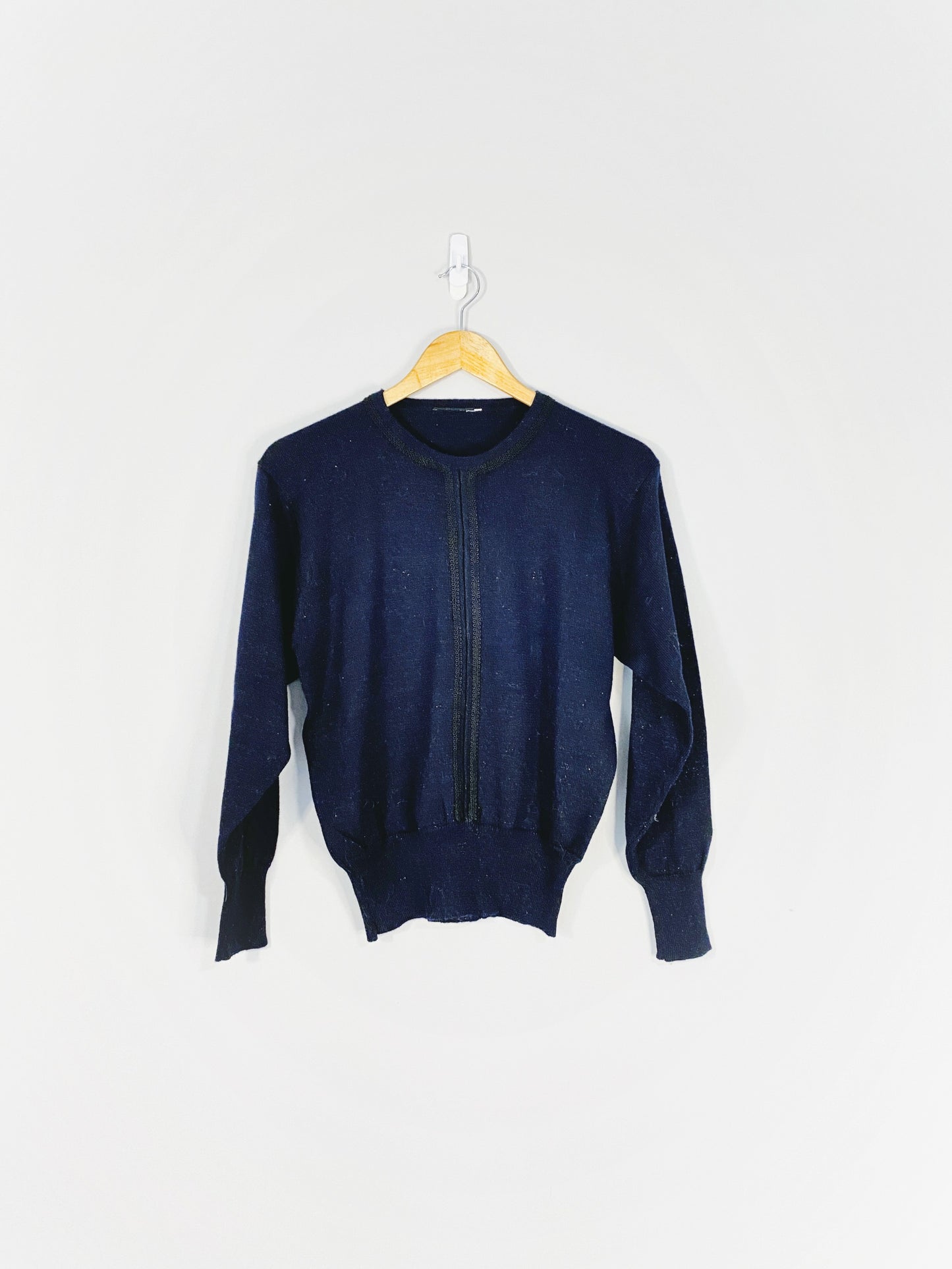 Navy Shimmer Sweater (Small)