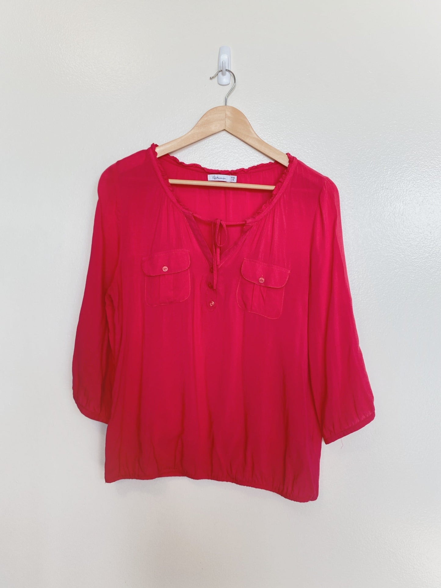 Hot Pink Blouse (Large)