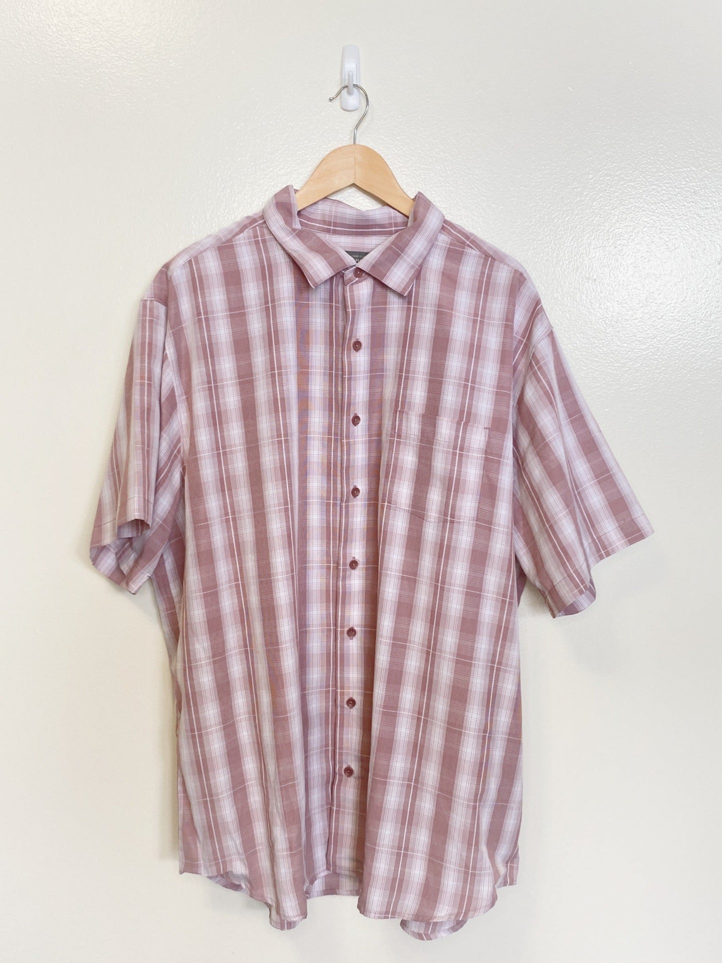 Pink Button Down Shirt (2X)