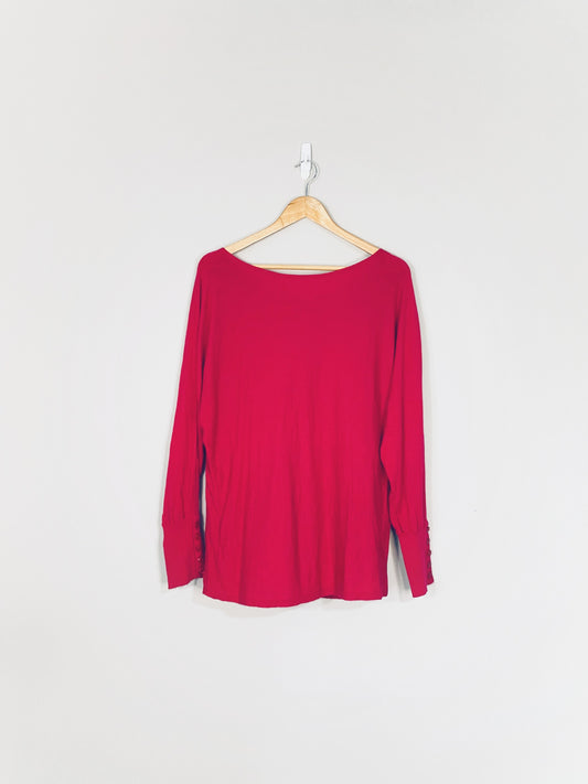 Pink Pullover Sweater (Large)