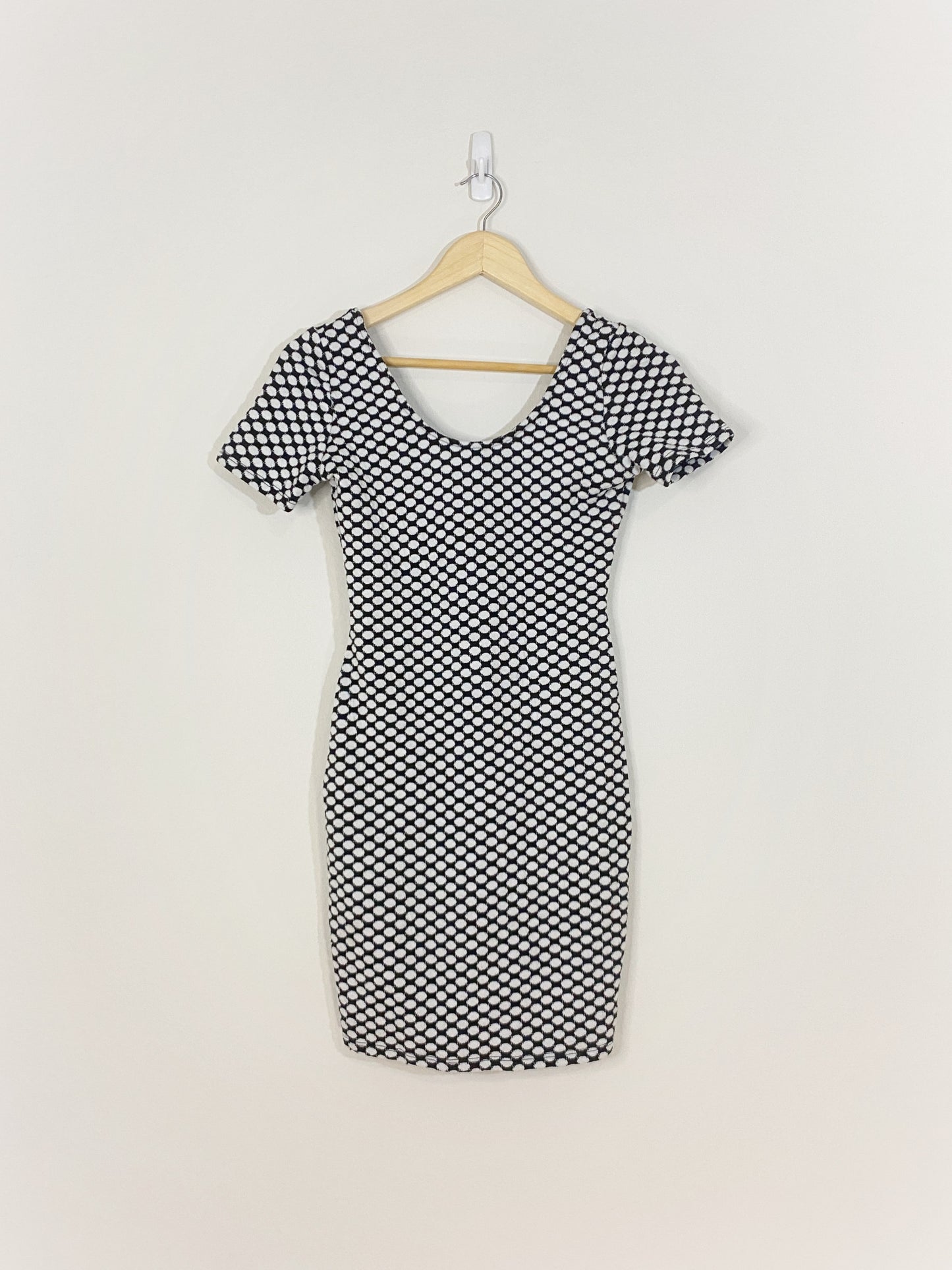 Polka-dot Bodycon Dress (Small)